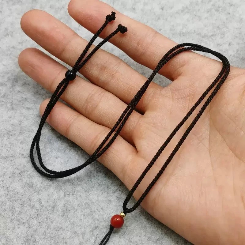 含辰砂工艺品大件吊坠绳子