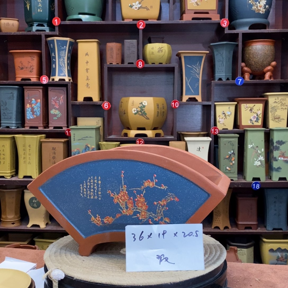 紫砂花盆紫砂花盆