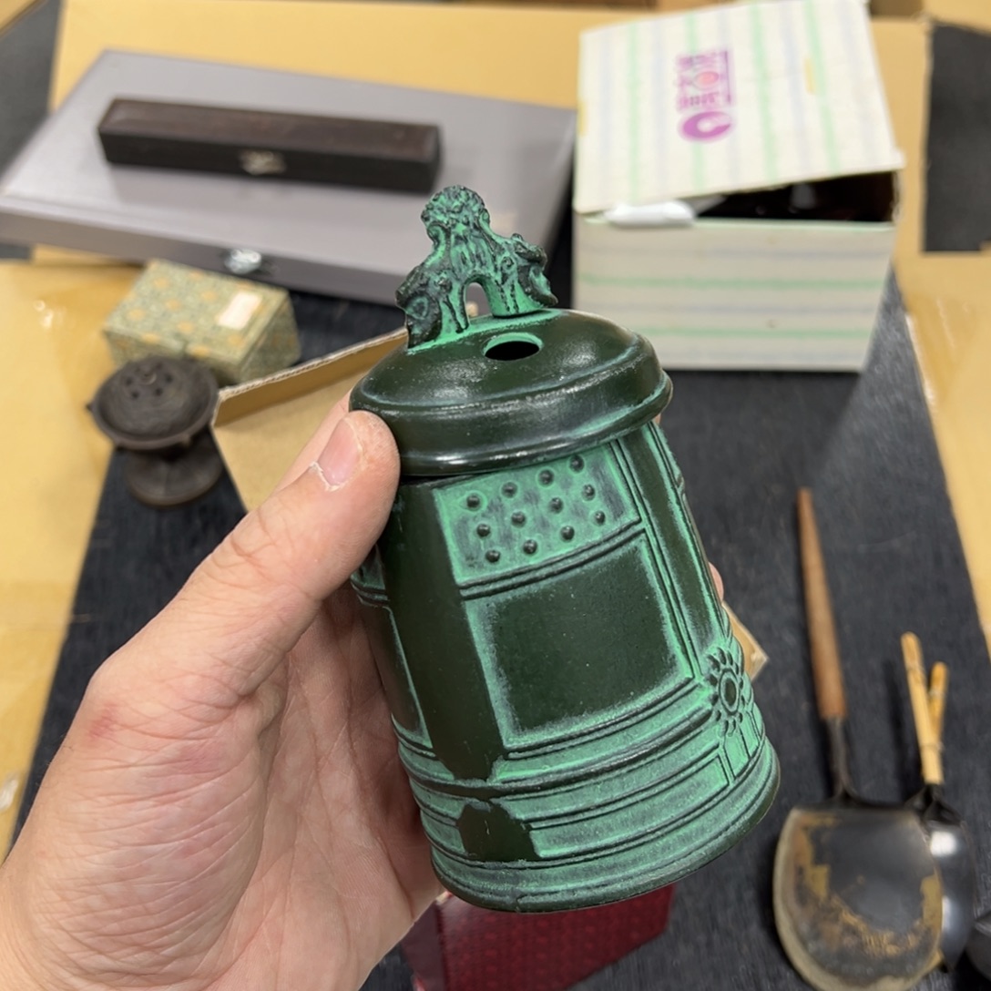 金属日本中古工艺品摆件