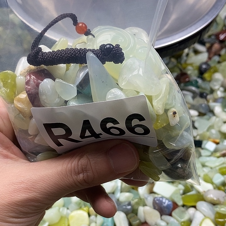 蛇纹石玉未镶嵌鱼缸石