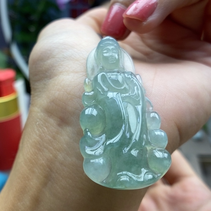 翡翠未镶嵌颈饰吊坠10