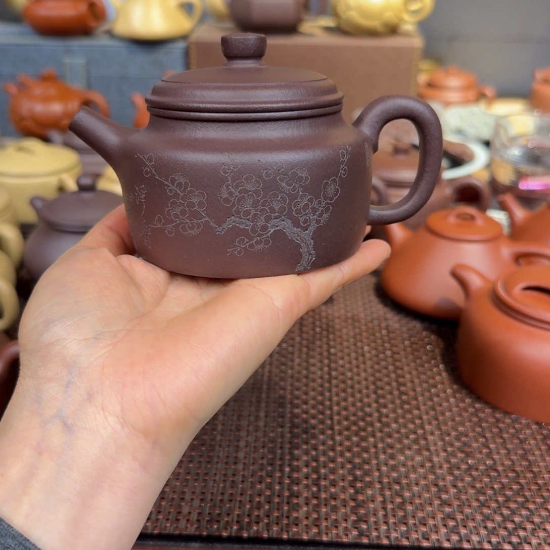 紫泥茶壶天青230毫升左右