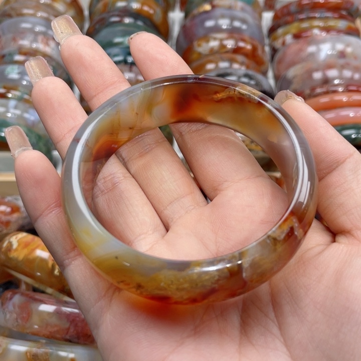 【闪购商品】玛瑙/玉髓手镯未镶嵌61.5