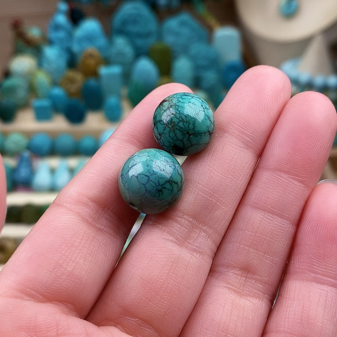 绿松石珠宝奇石未镶嵌