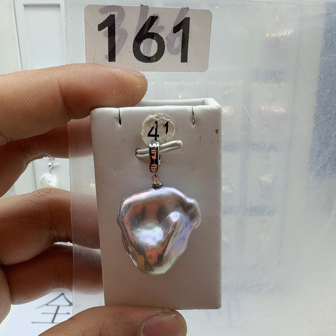 颈饰合金淡水珍珠