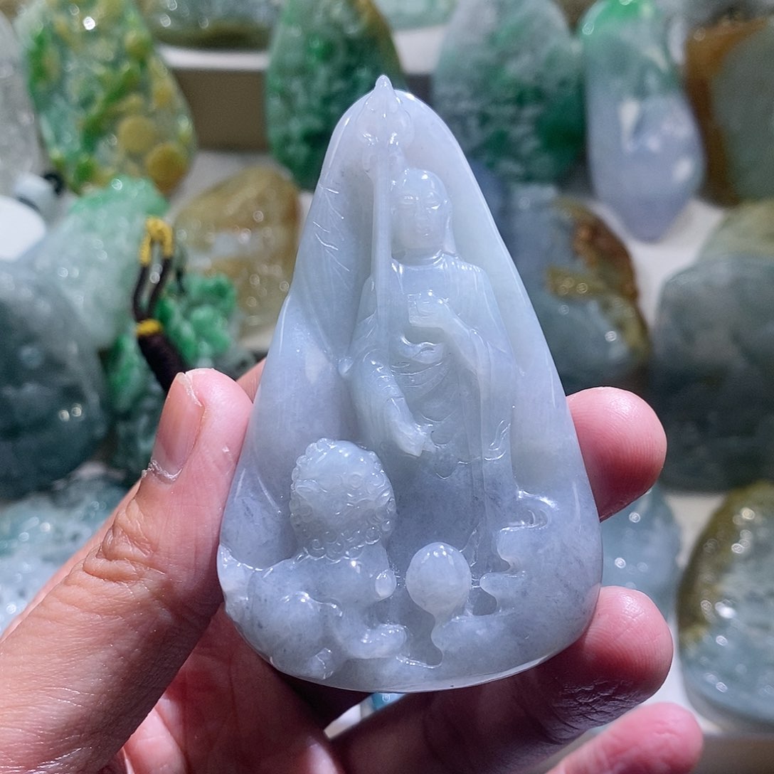 【闪购商品】翡翠颈饰未镶嵌地藏