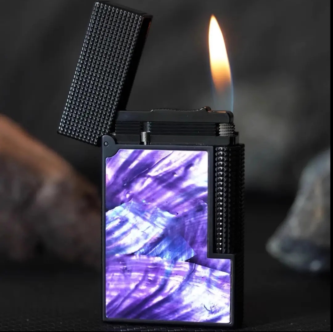 法国都柏特高档充气朗声打火机钢音清脆高能彩贝