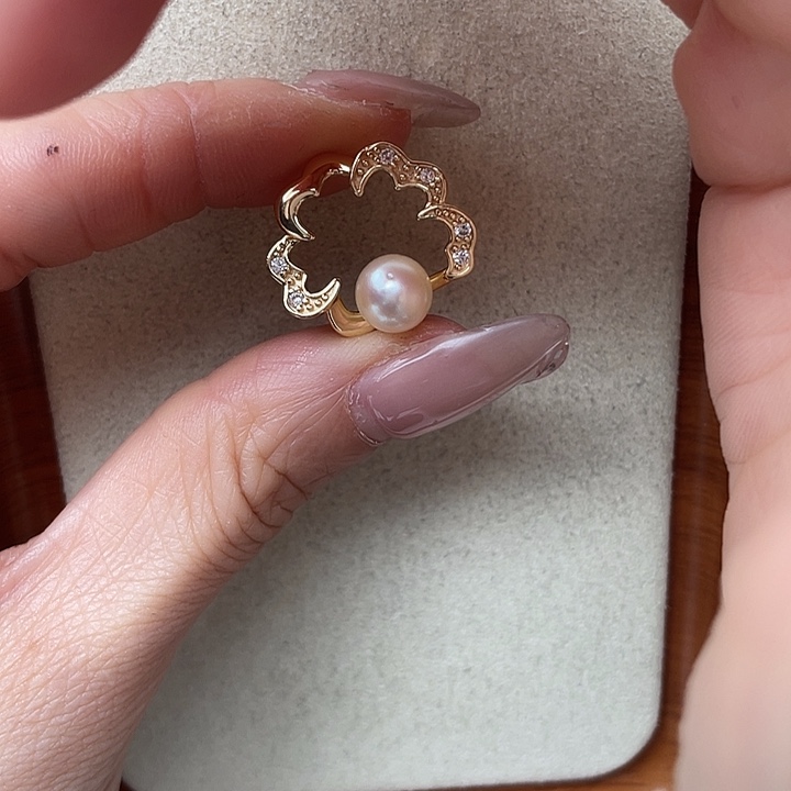 海水珍珠吊坠(不含链)银S925镶嵌