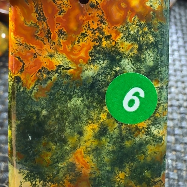 黄***工玛瑙/玉髓未镶嵌颈饰