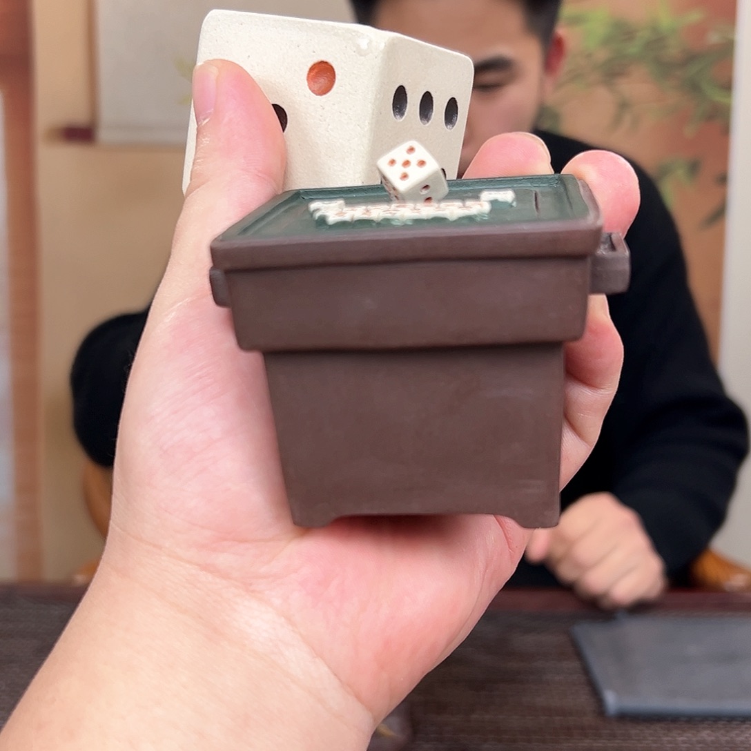 紫砂茶杯把把壶好健康快快乐乐啦