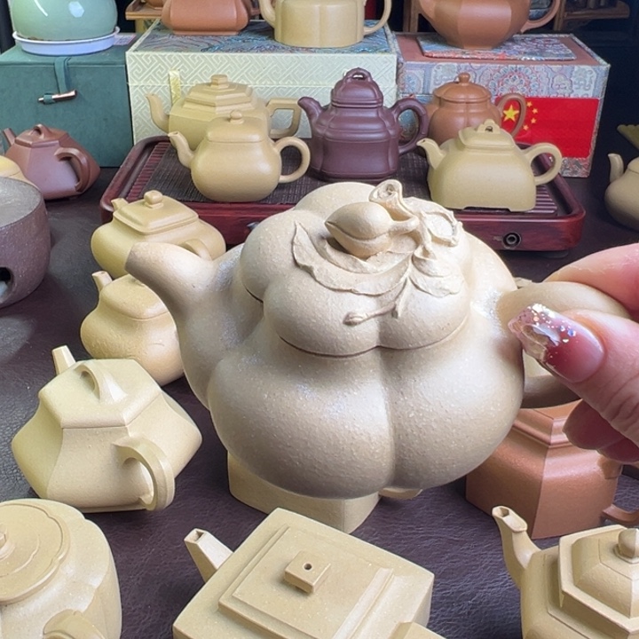 ****t茶壶紫砂本绿上合桃