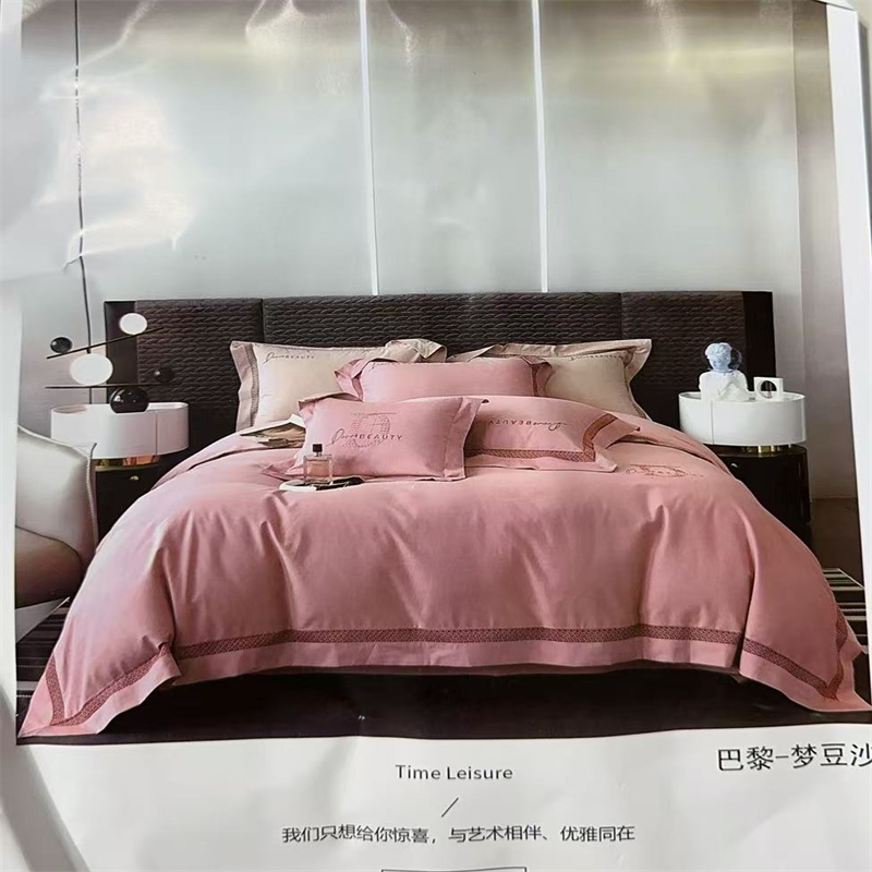 夏娃之秀全棉镂空花边刺绣四件套