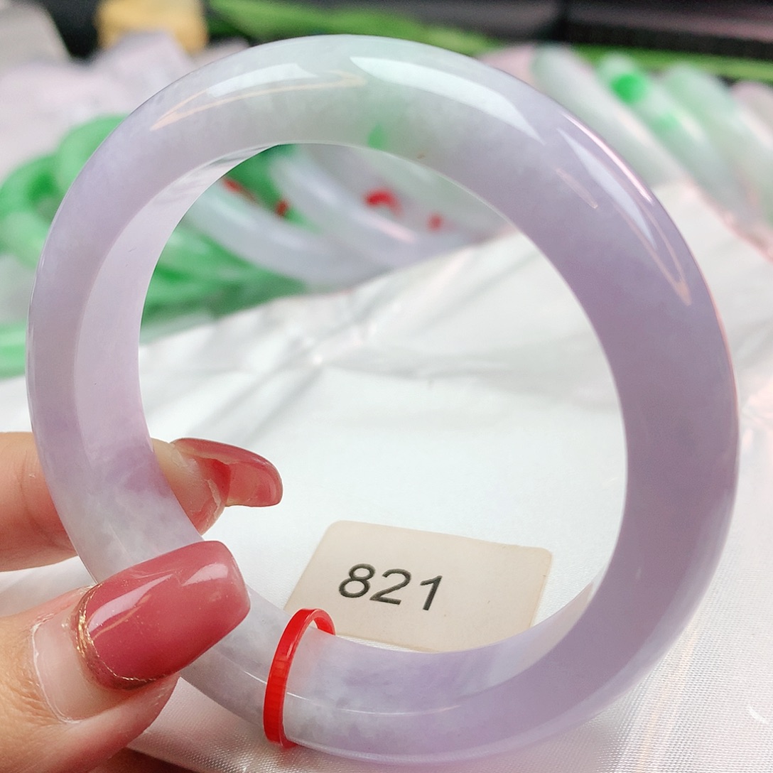 翡翠手镯未镶嵌正圈54.8