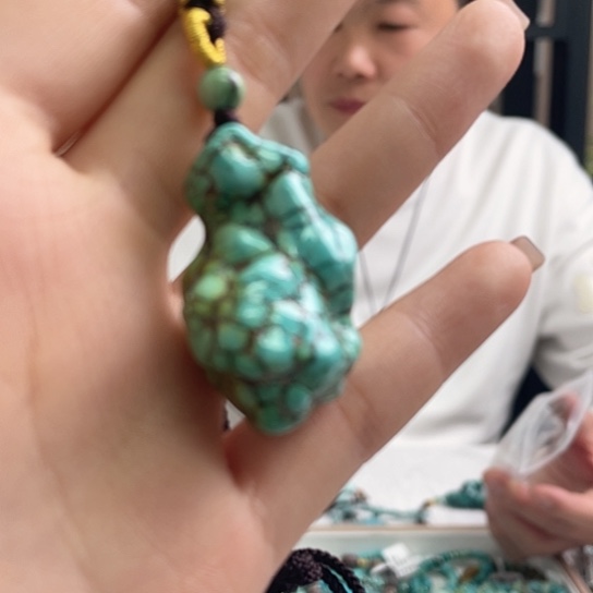 未镶嵌绿松石珠宝奇石