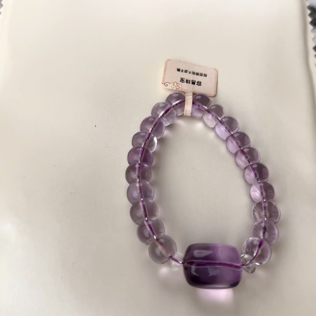 紫晶手链未镶嵌这***题设计款
