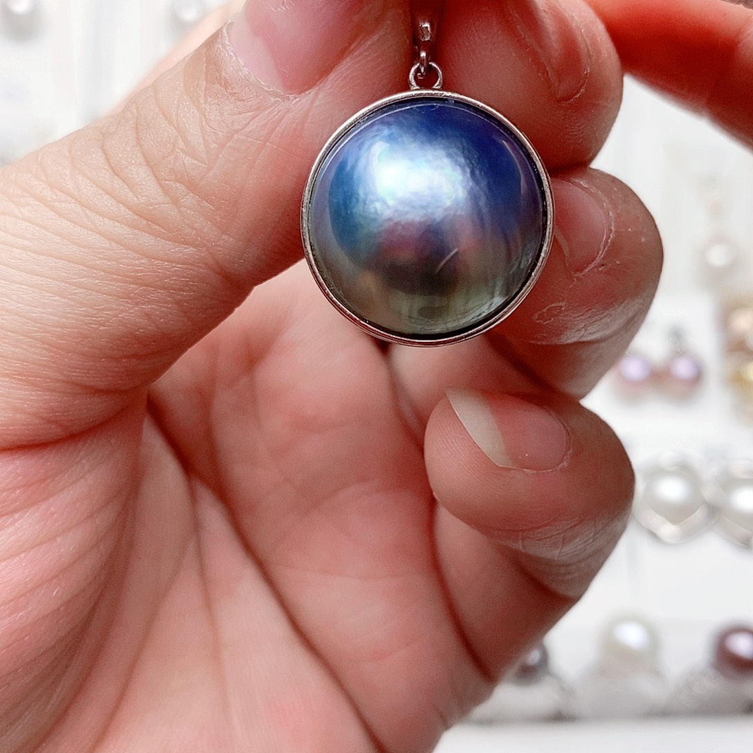 颈饰淡水珍珠银S925镶嵌015