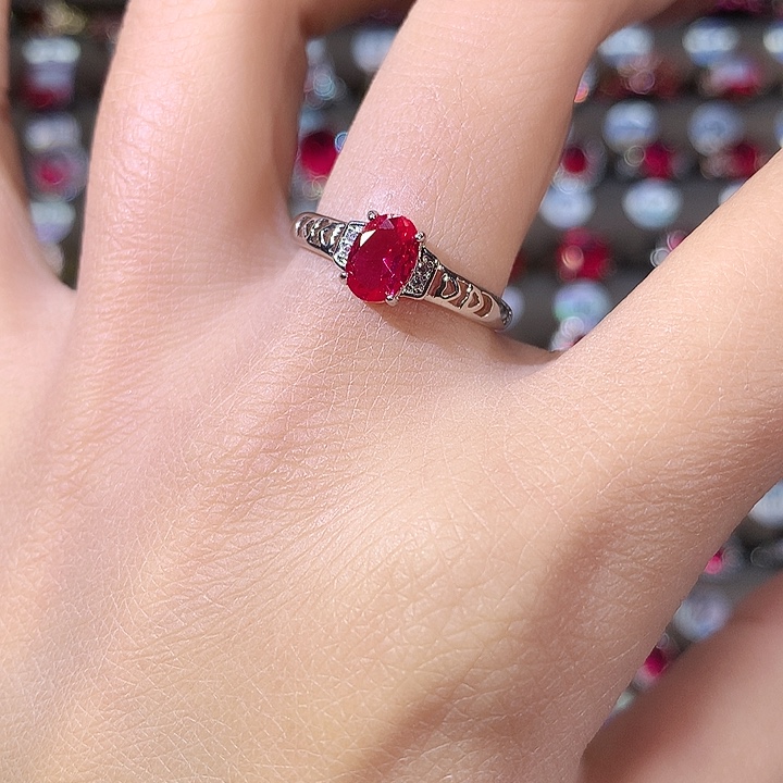 未镶嵌红宝石戒指57