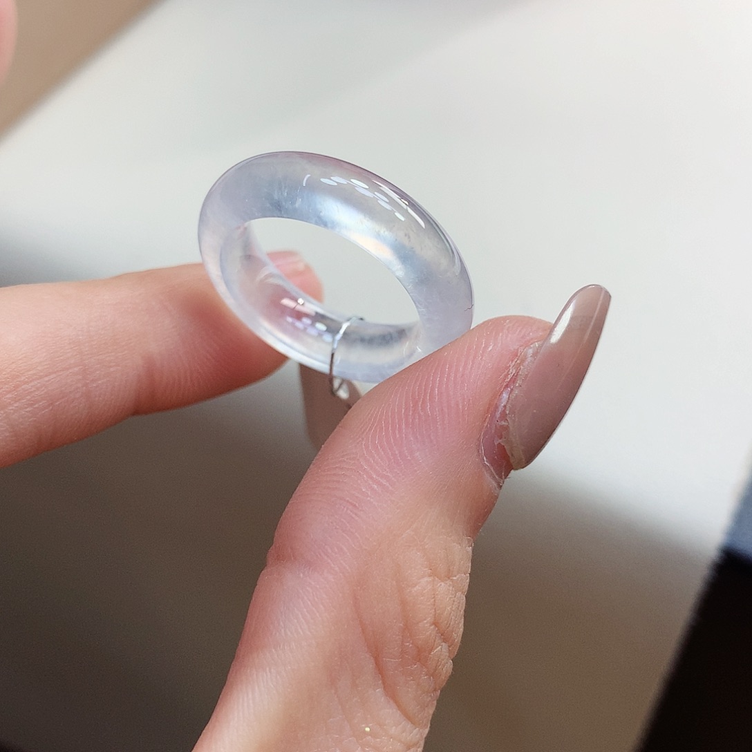 翡翠未镶嵌戒指13号