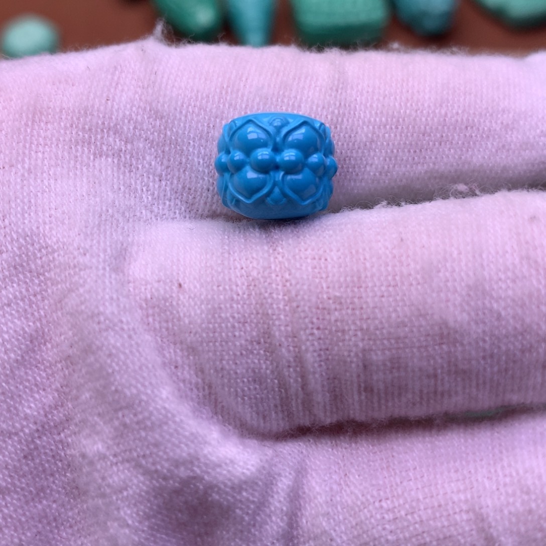 原生态散珠配珠并蒂莲花卡11