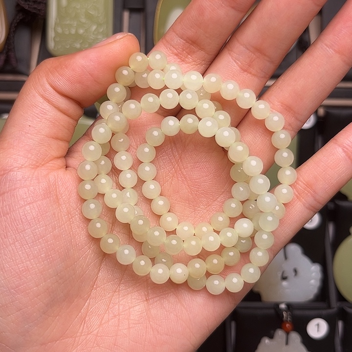 和田玉未镶嵌颈饰丽****美