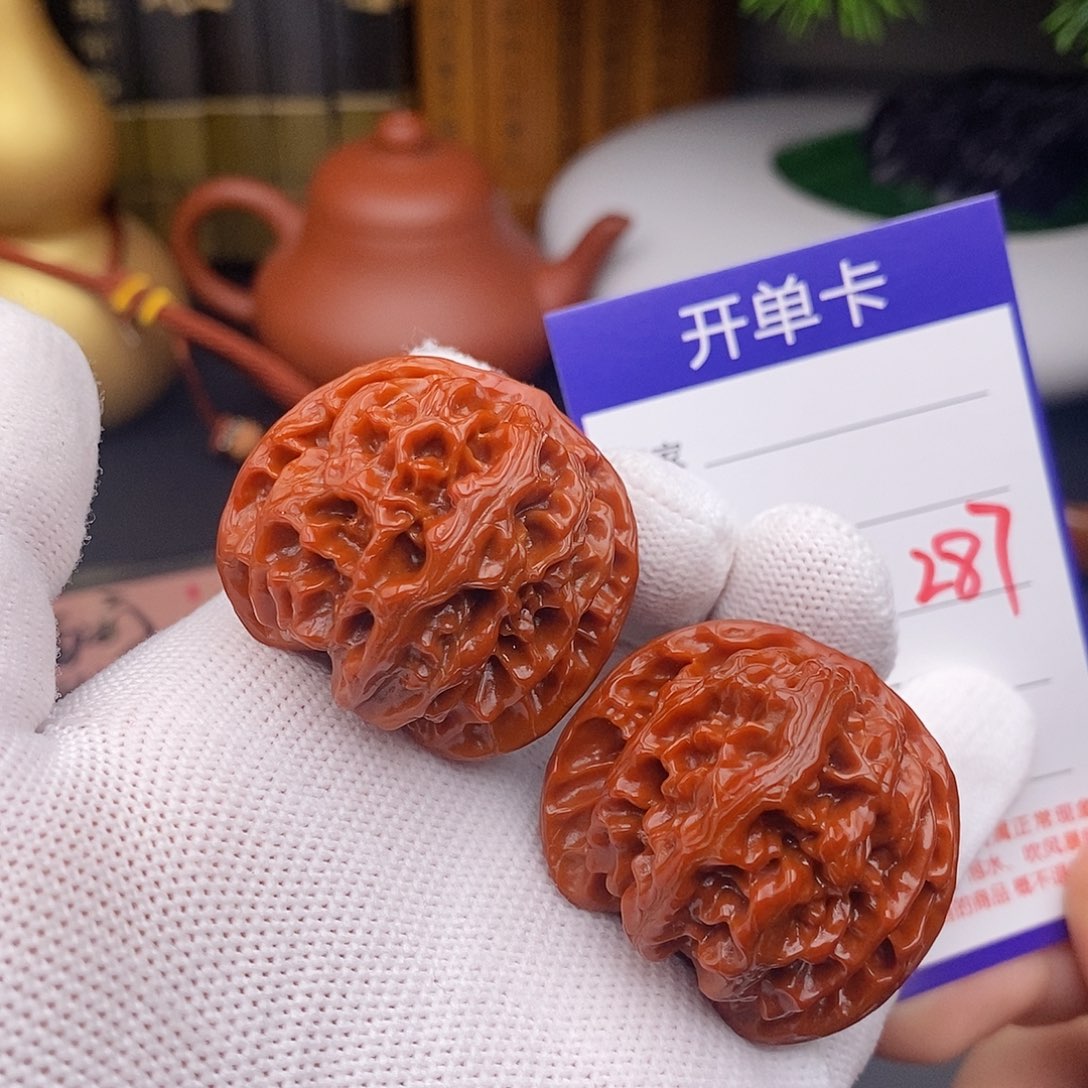 把件文玩核桃38苹果园287