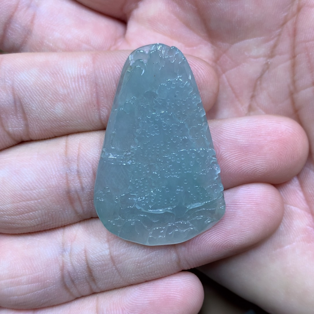 翡翠吊坠(不含链)未镶嵌翡翠吊坠