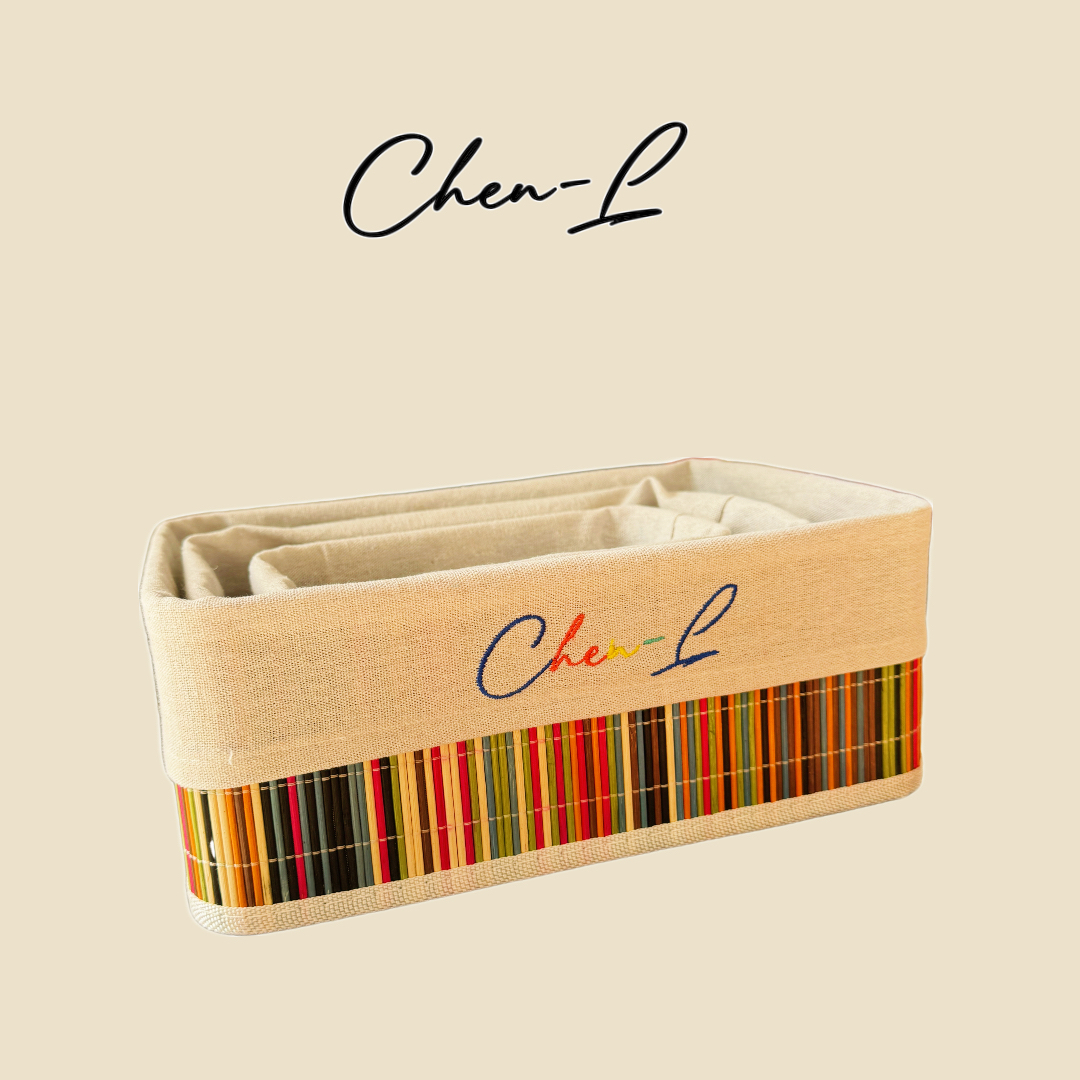 chen-L 手工竹编彩虹套三