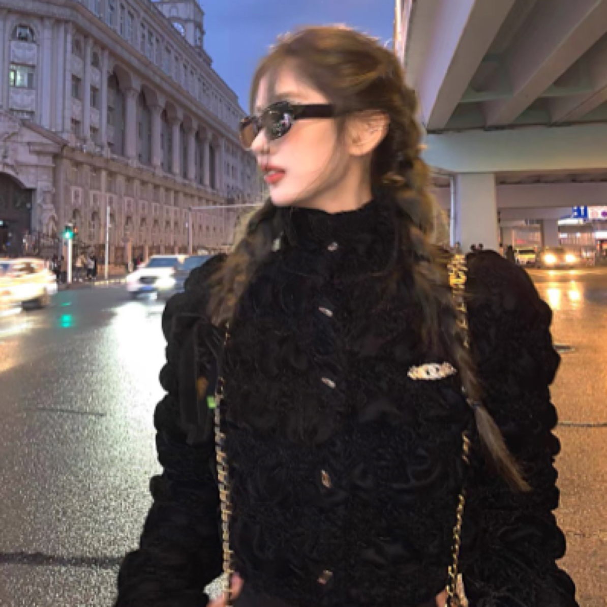 「南希家」秋冬毛毛皮草外套 高品质气质网红