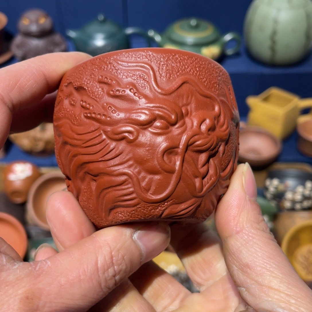 原矿紫砂手工主人杯