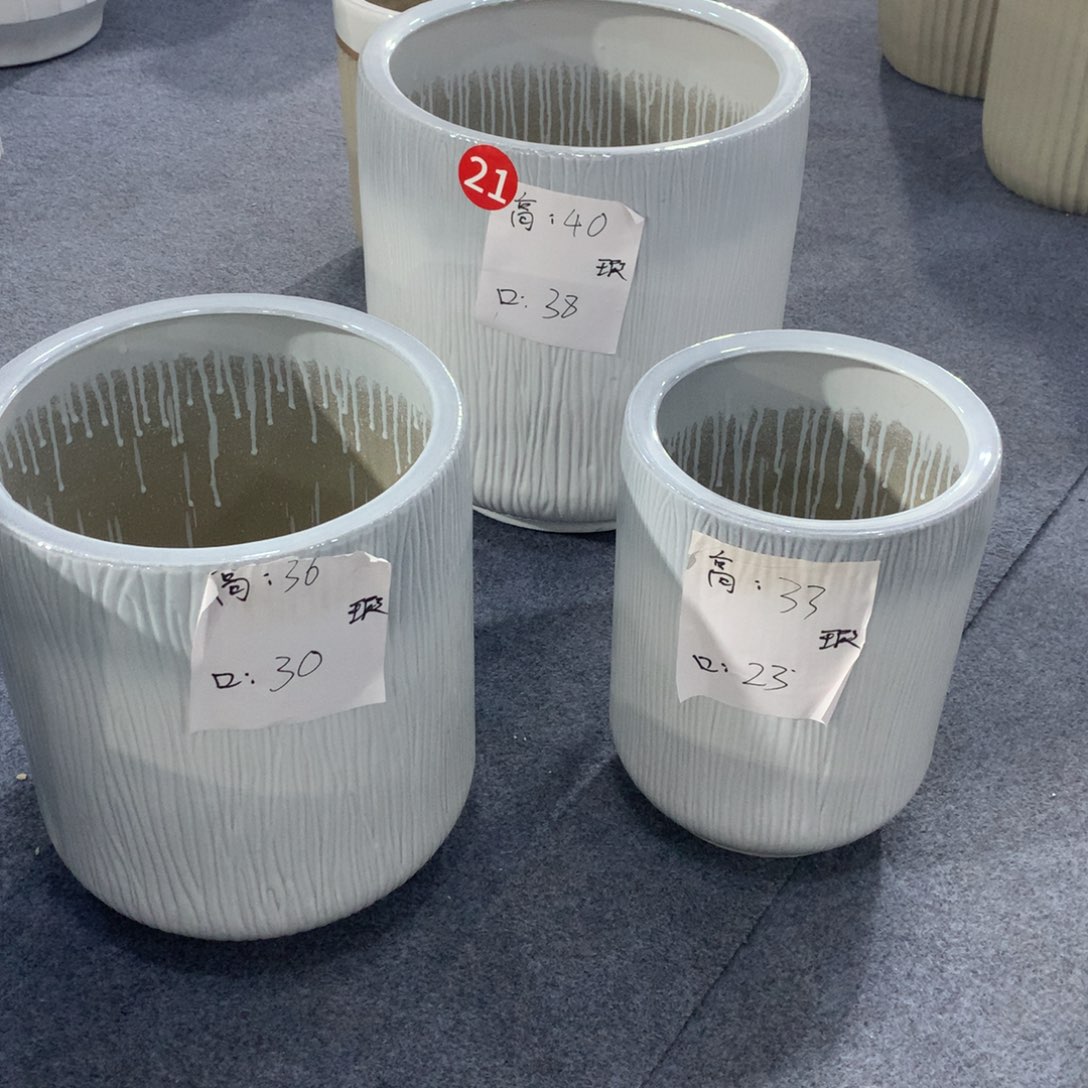 高温陶瓷花盆微瑕