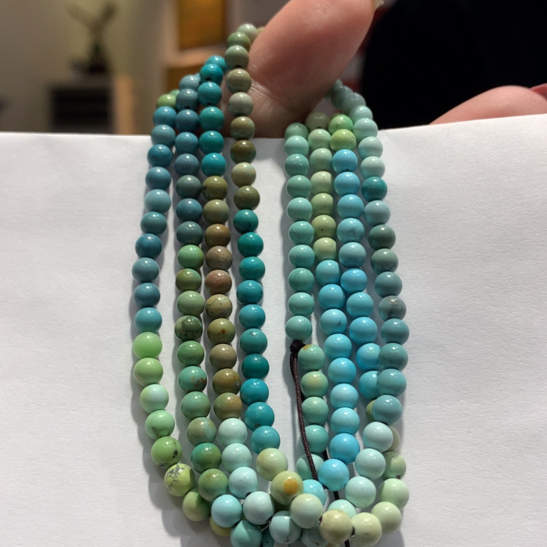 绿松石长链未镶嵌