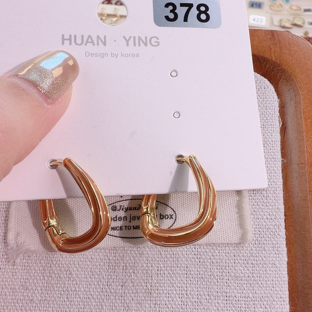 仿珍珠铜合金925银耳钉