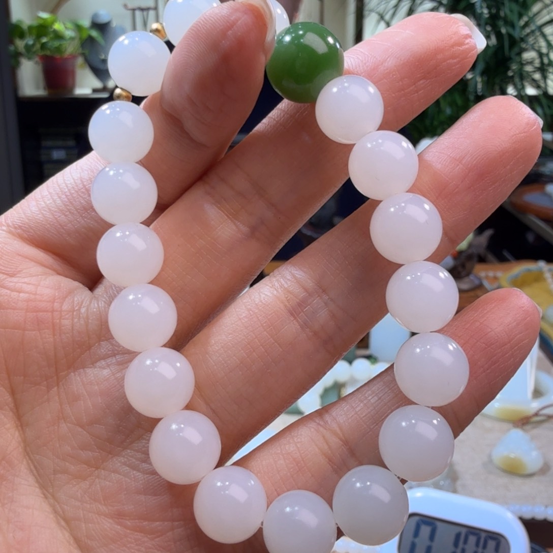 和田玉手链未镶嵌