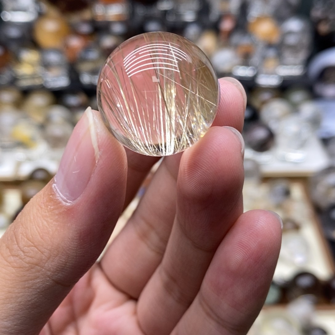 S***）水晶珠宝半成品未镶嵌23m改20.5m