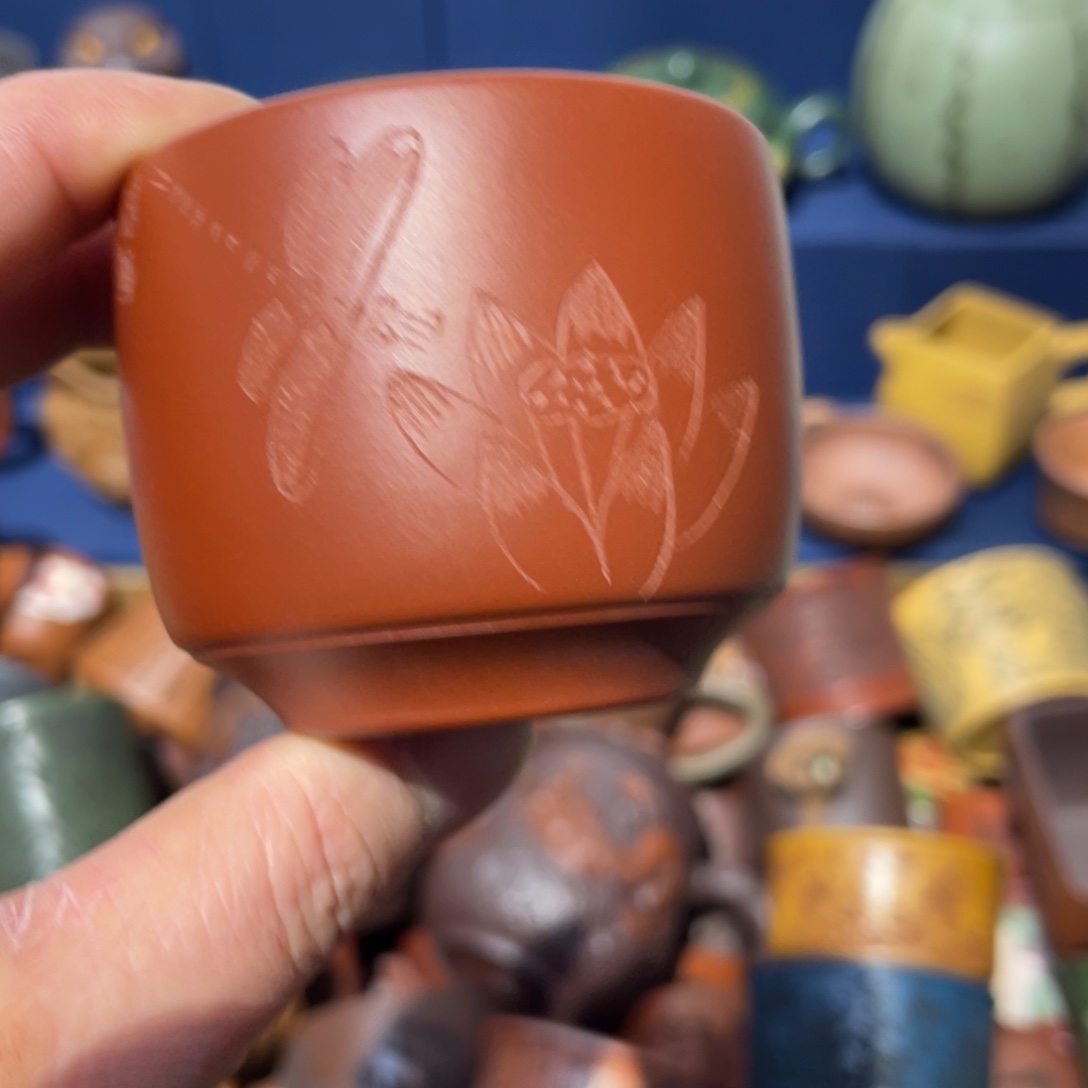 原矿紫砂手工主人杯