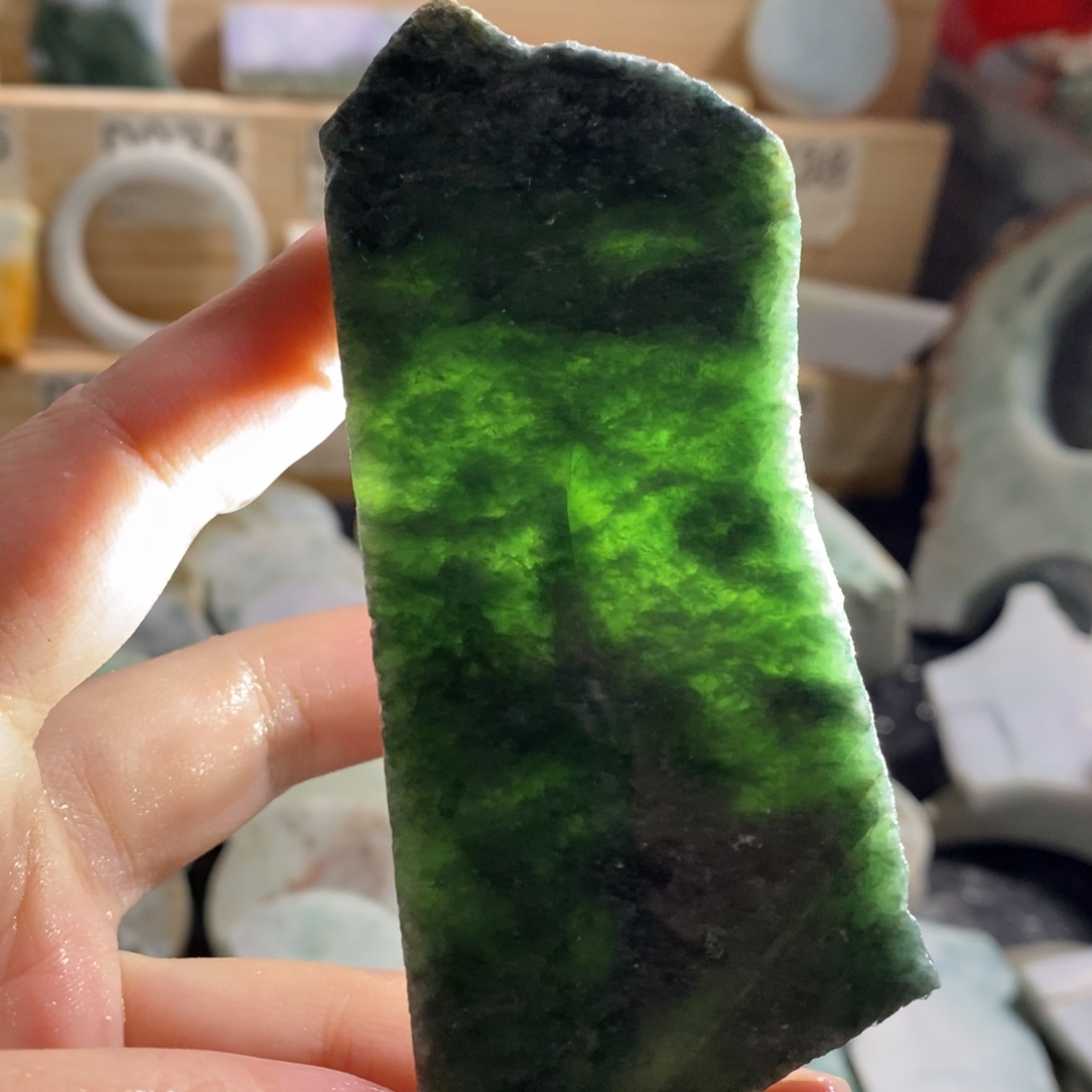 颈饰未镶嵌翡翠天然翡翠