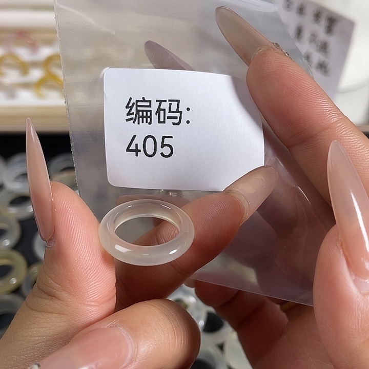 玛瑙/玉髓未镶嵌戒指405港12