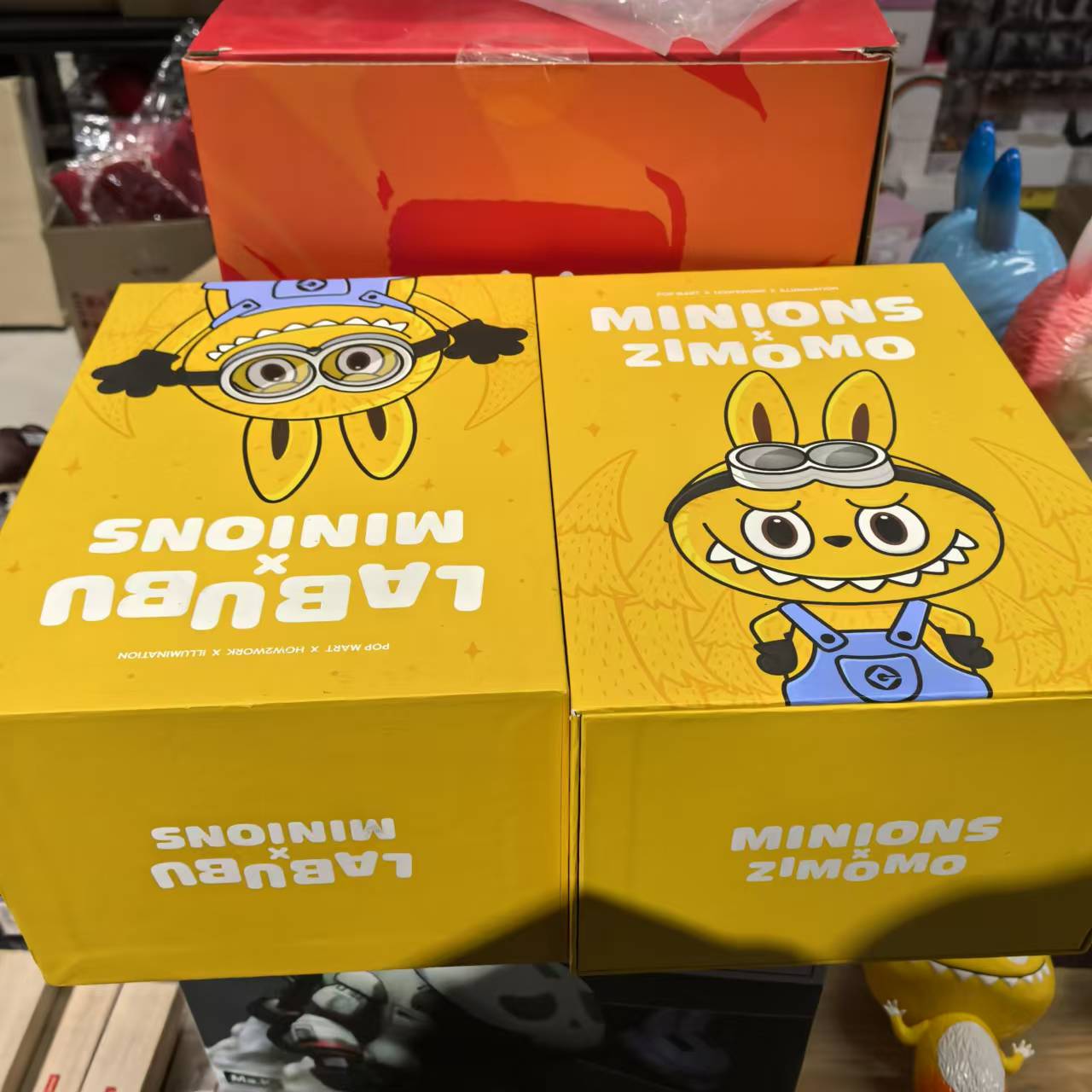 【山哥专属】labubu 小黄人 潮流玩具 两个一套