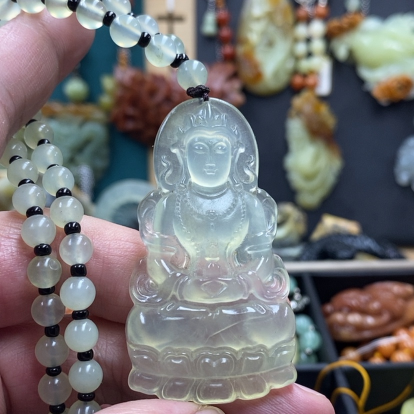 【闪购商品】蛇纹石玉吊坠未镶嵌