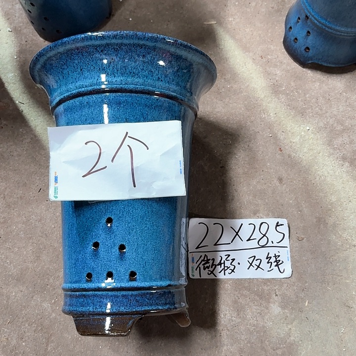 紫砂花盆艺*宜兴紫砂花盆