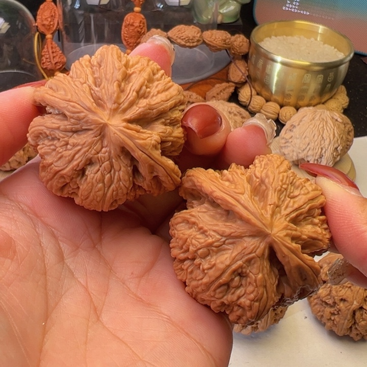 文玩核桃把件粗筋45