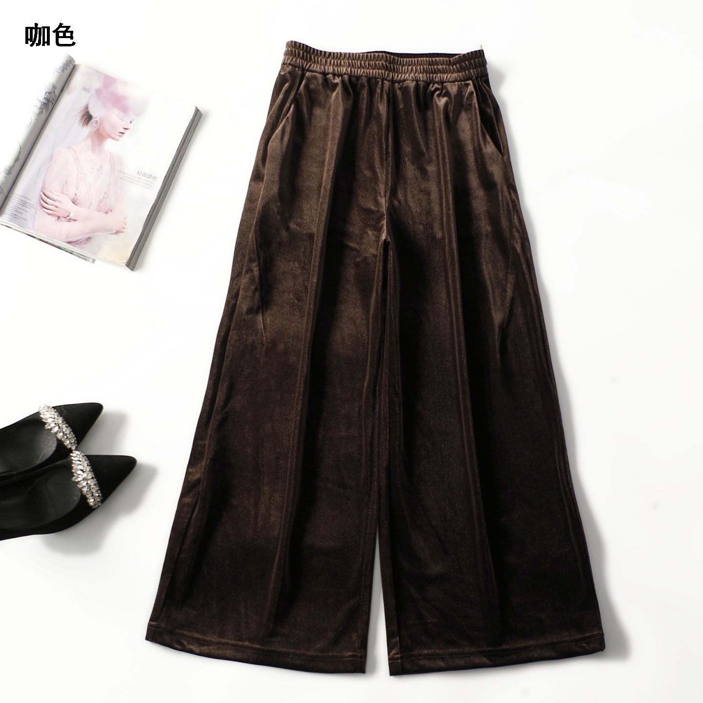 247977秋长款休闲裤阔腿裤