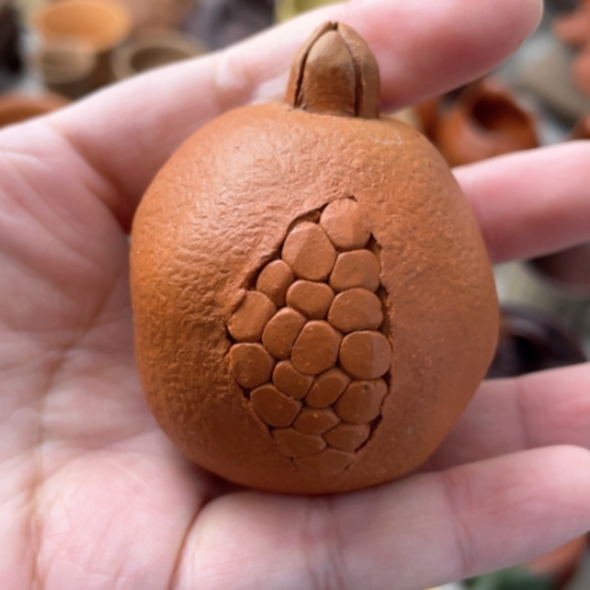 【闪购商品】紫砂茶宠紫砂石榴