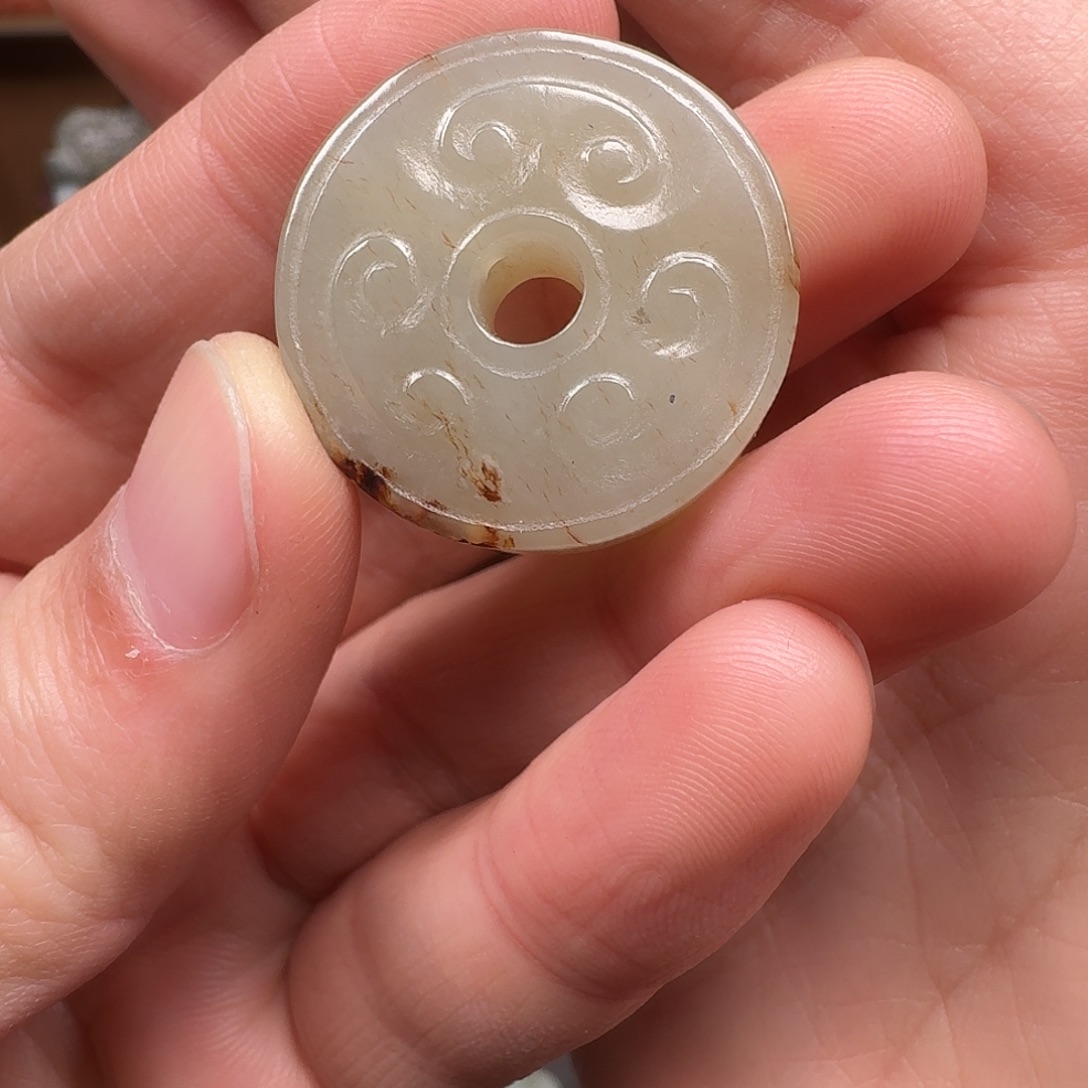 和田玉（青白玉）未镶嵌吊坠(不含链)