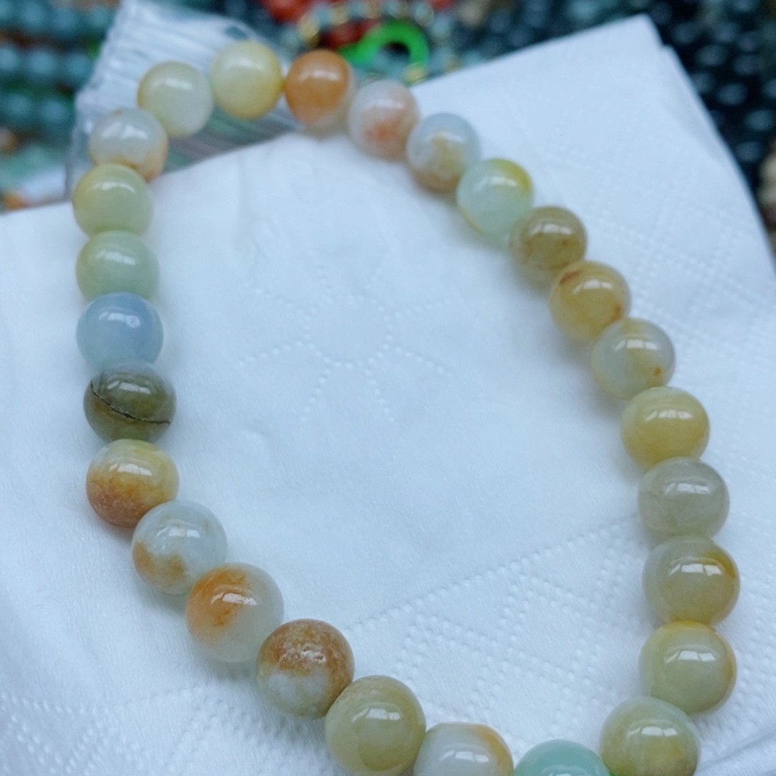 翡翠未镶嵌颈饰翡翠珠子