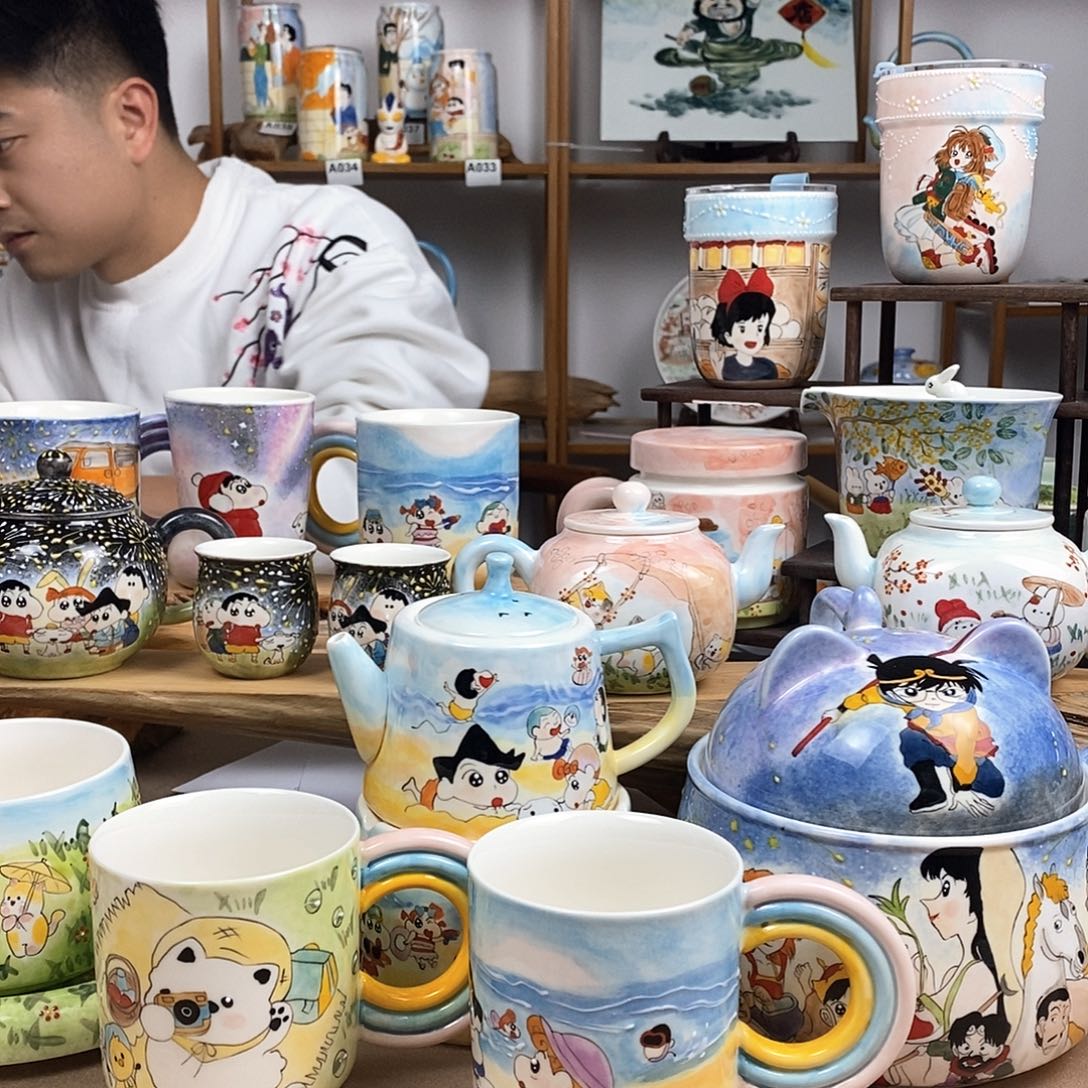 杯景德镇陶瓷高温瓷