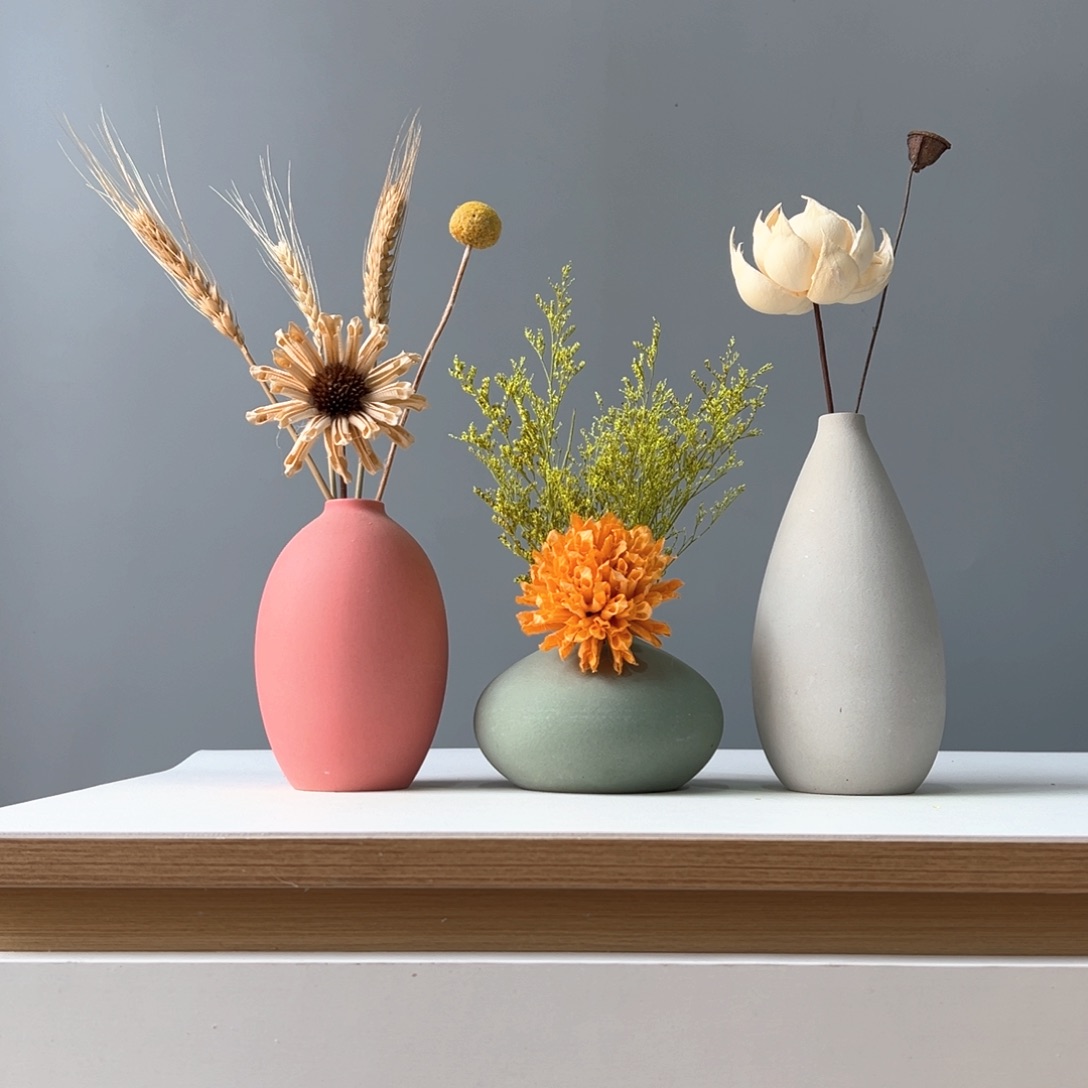 瓶花瓶带花高度20-30厘米左右