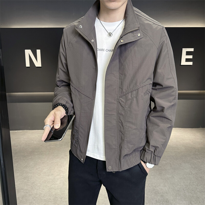 TUCANO/啄木鳥男士立领夹克春秋季新款简约休闲时尚潮流外套上衣