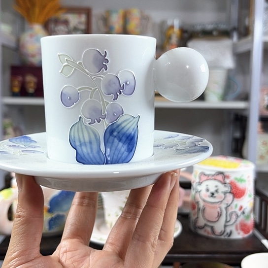 手绘高温釉下彩陶瓷