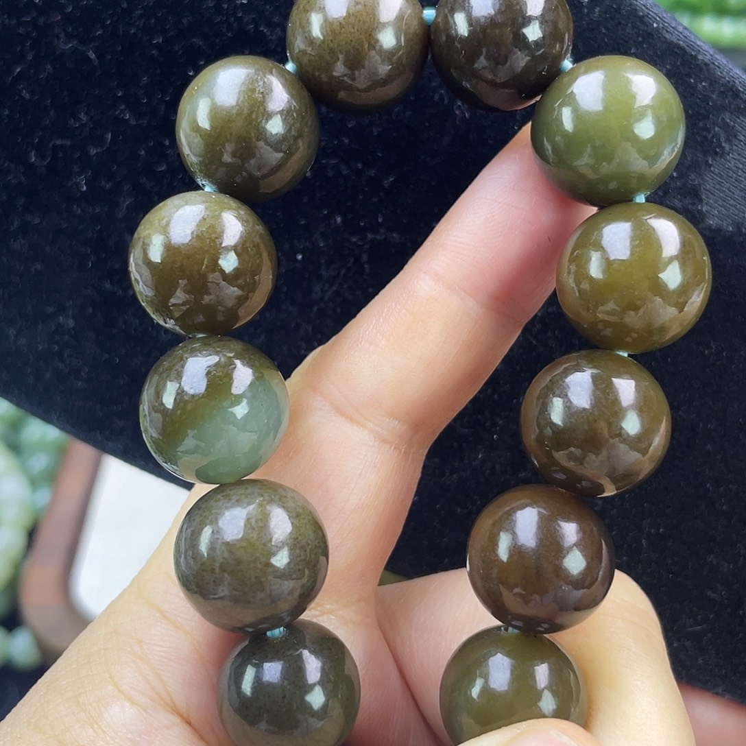 和田玉未镶嵌手链